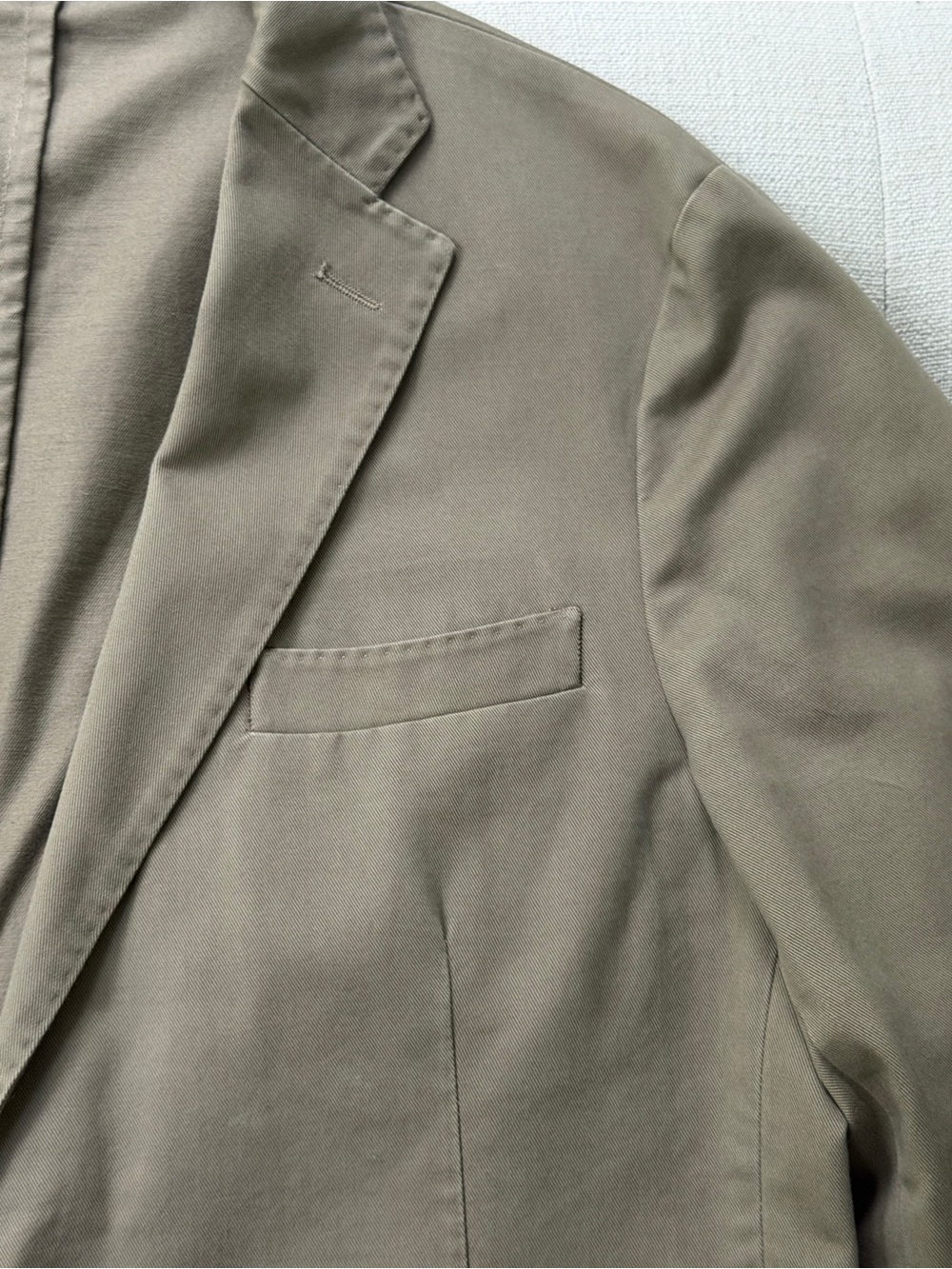 UNIQLO Heavyweight Cotton Twill Tailored Blazer Khaki – Size L